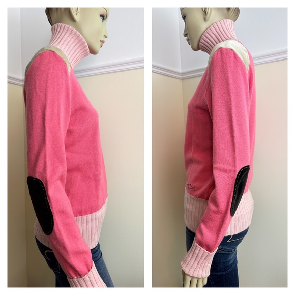 PAUL & SHARK pink 100% wool turtleneck - Picture 2 of 11